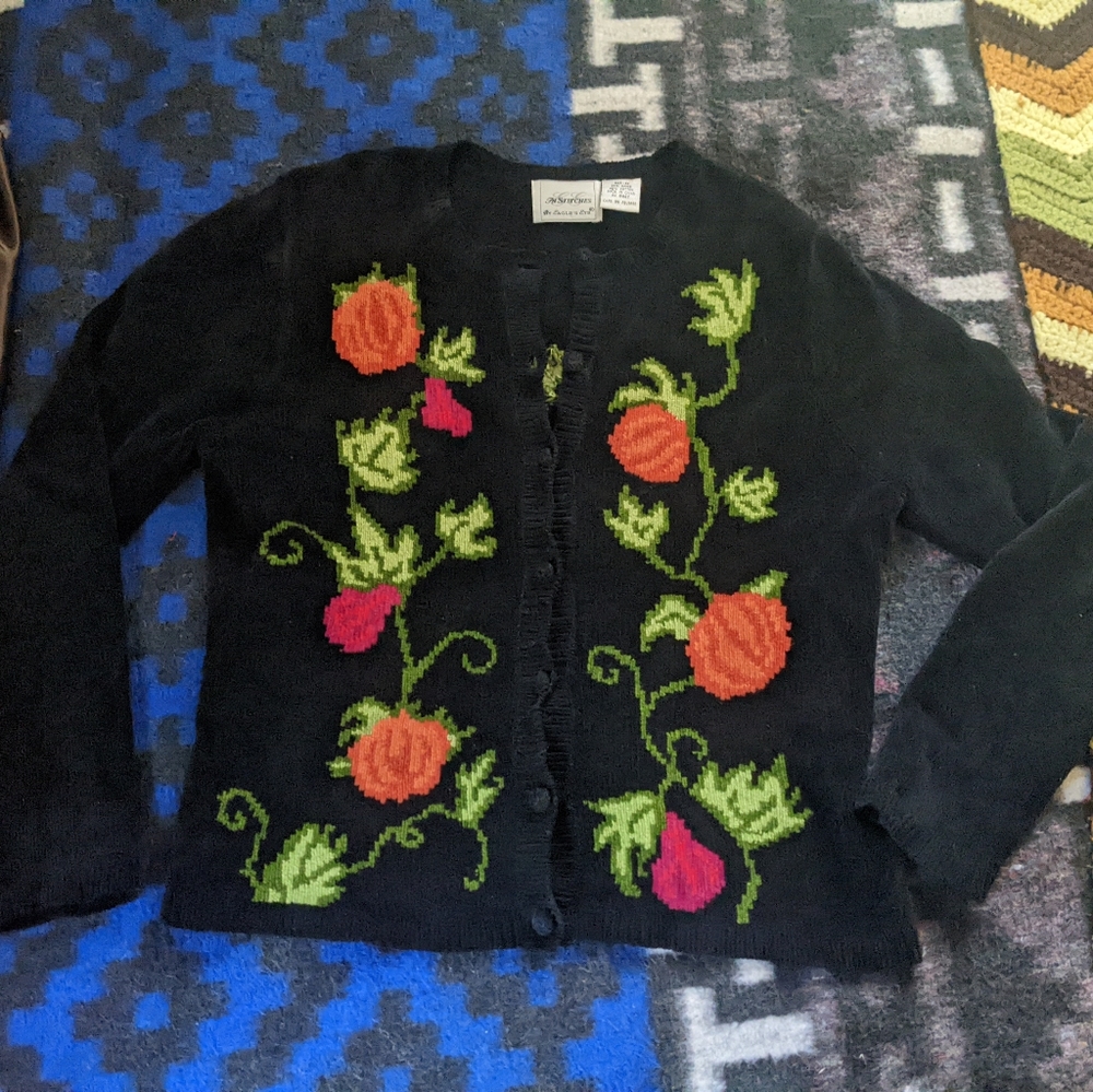 Pumpkin cardigan